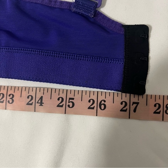 Lululemon Ta Ta Tamer II Sports Bra Pigment Blue No Size Tag Support Mesh Panel - Picture 9 of 12